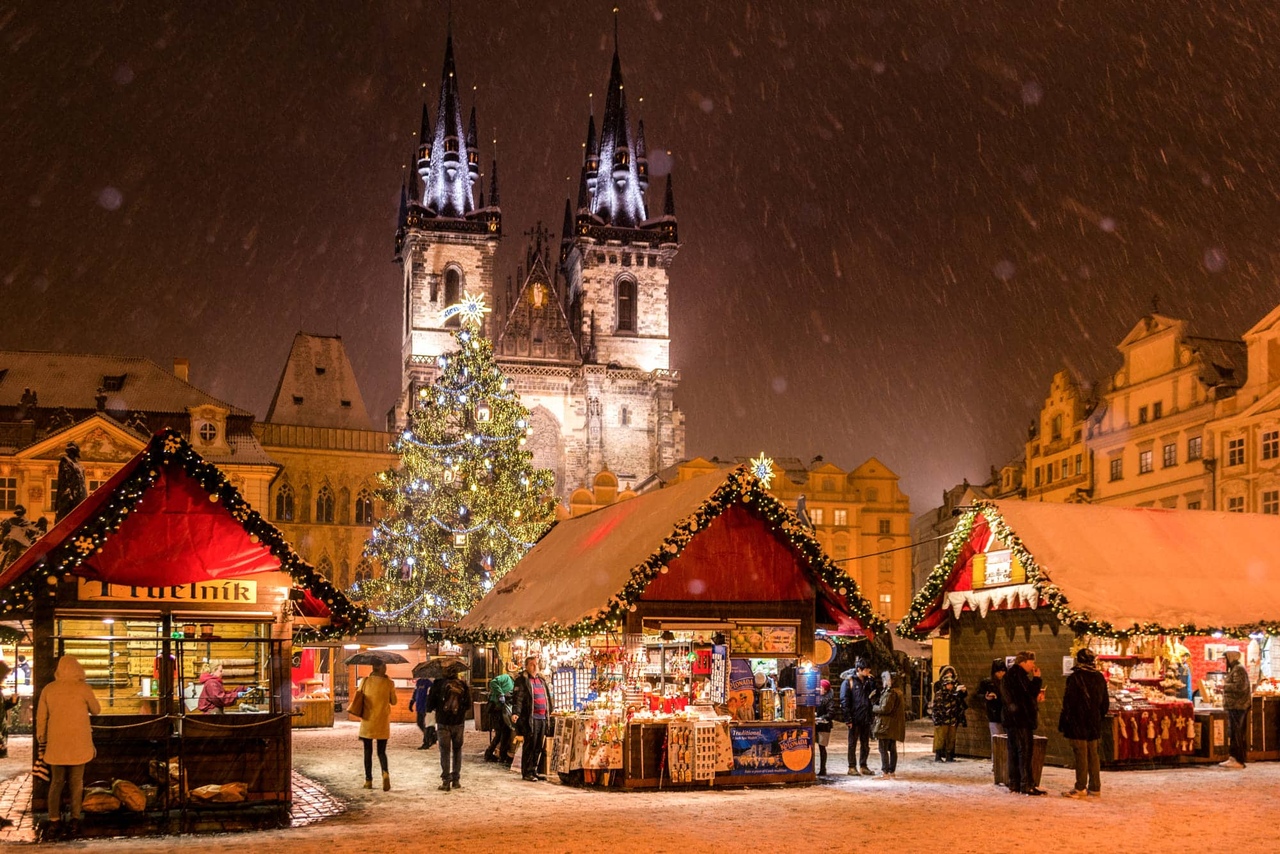Погода в Праге в декабре