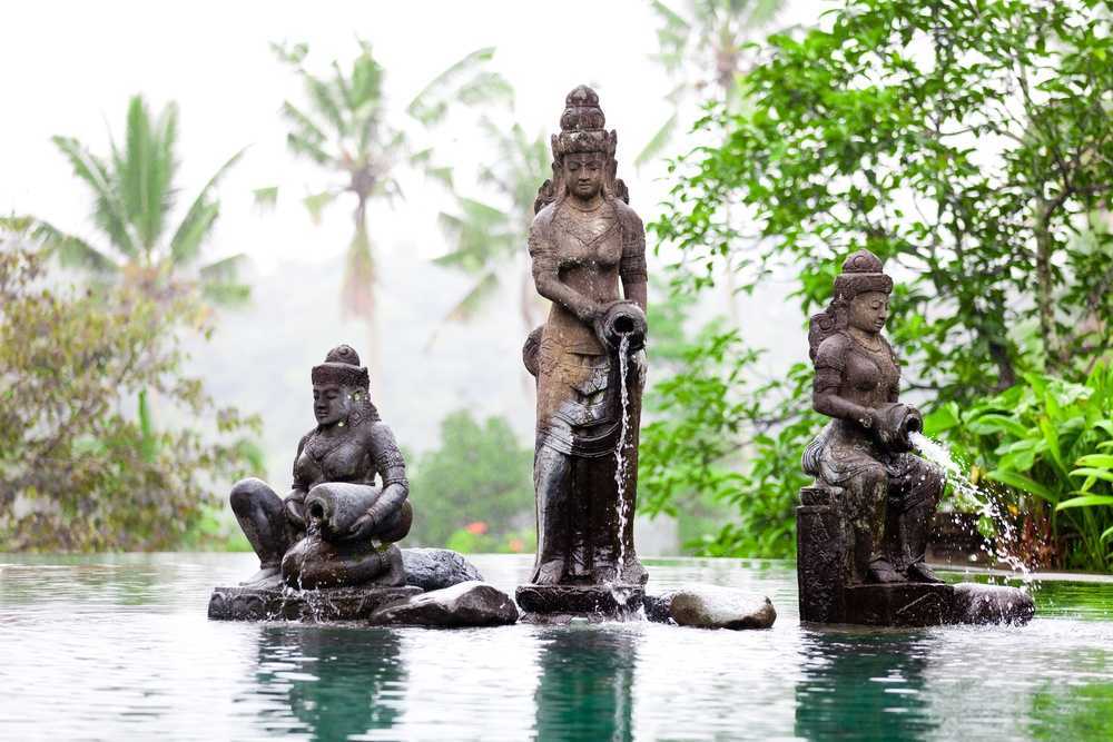 на Бали в январе дождливо