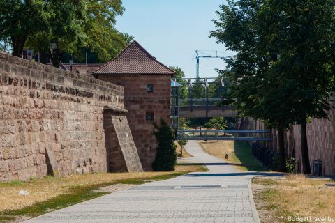 Оборонительная стена в Нюрнберге