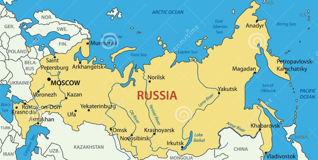 Russian borders with other countries