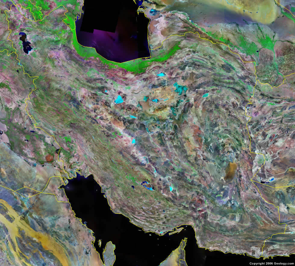 Iran satellite photo