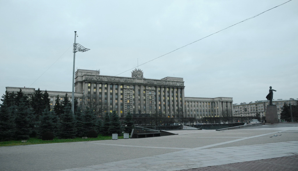 Building of Stalin`s empire style