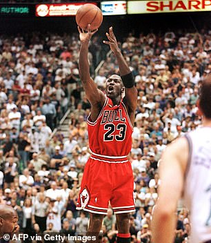 He spoke in favor of continuing the season but urged owners to listen to their players concerns and frustrations. Jordan pictured playing for the Chicago Bulls in June 1998