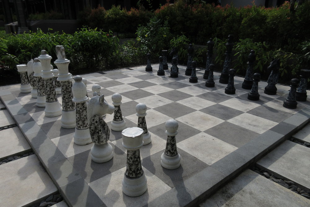 The Ritz-Carlton, Bali – Life-sized chessboard