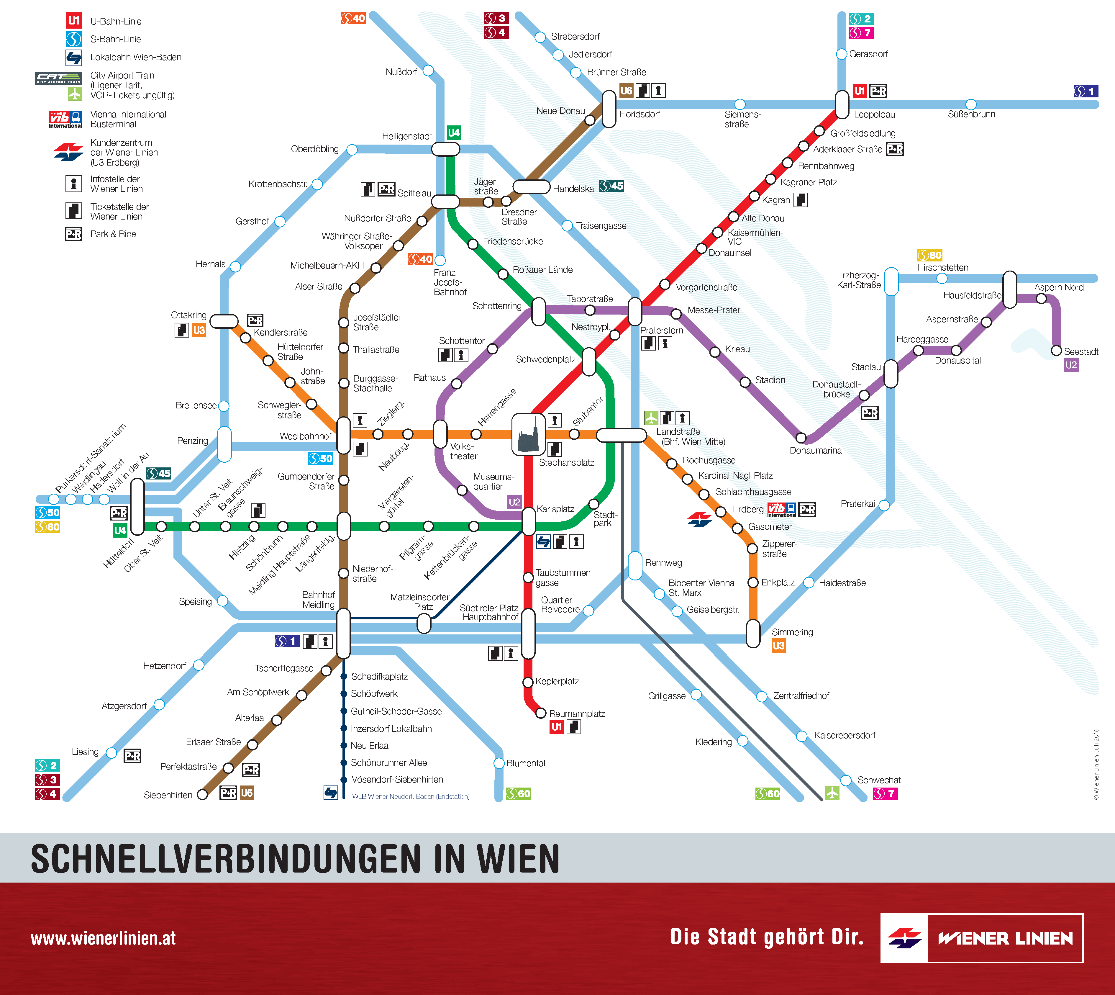 Wiener linien fast connections map