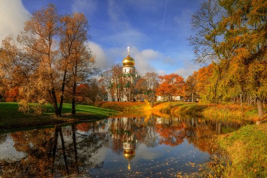 Golden Autumn in Tsarskoye Selo, St. Petersburg, Russia, photo 1