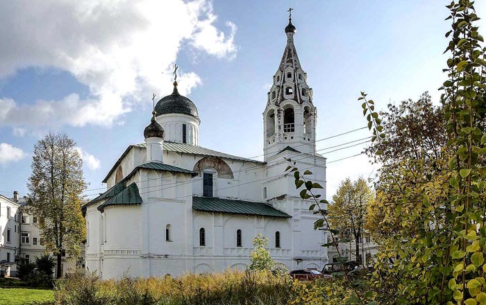 Церковь Николы Надеина - первый каменный храм Ярославля