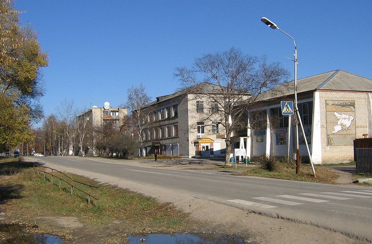 Улица Лазо в поселке Раздольное