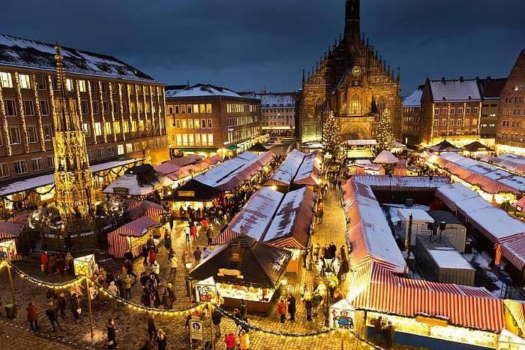 Рождественский рынок в Нюрнберге