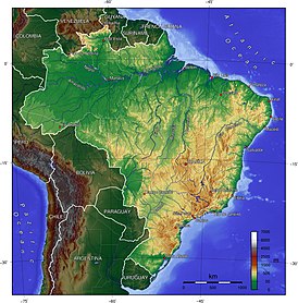 карта: География Бразилии