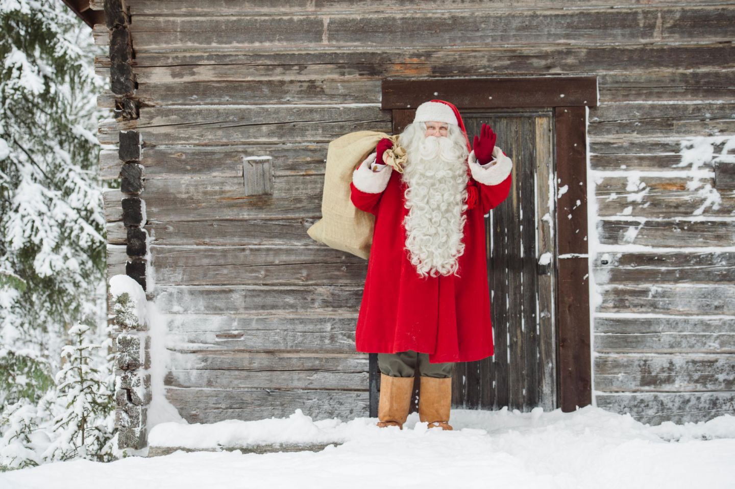 Santa Claus in Finnish Lapland