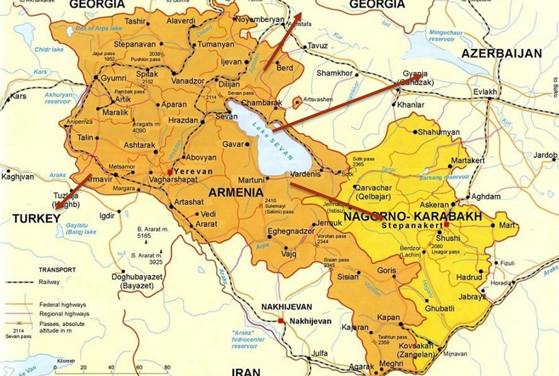 Поездка из Армении в соседние страны