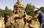 Фестиваль песчаных скульптур звезд Голливуда в Анталье