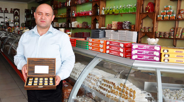 Турецкий предприниматель произвел золотой рахат-лукум